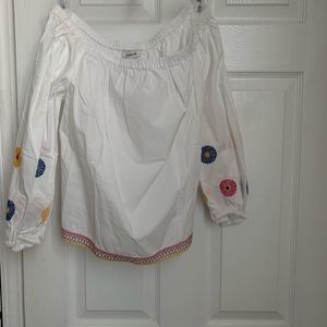 Madewell off the shoulder Top